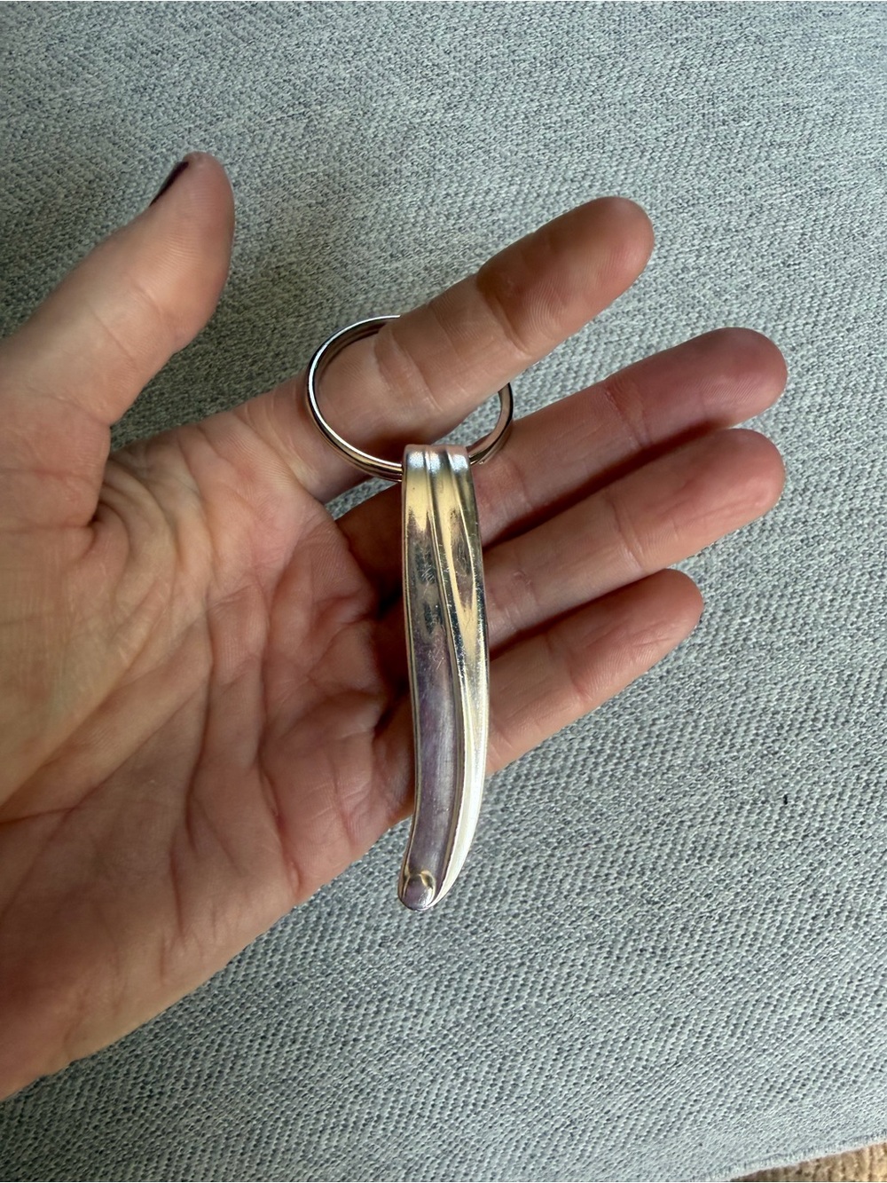 TWA Silverware Keychain - Picture 6 of 6